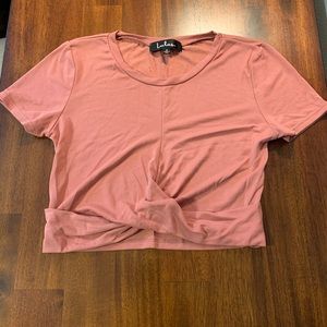 Twist crop top NWOT